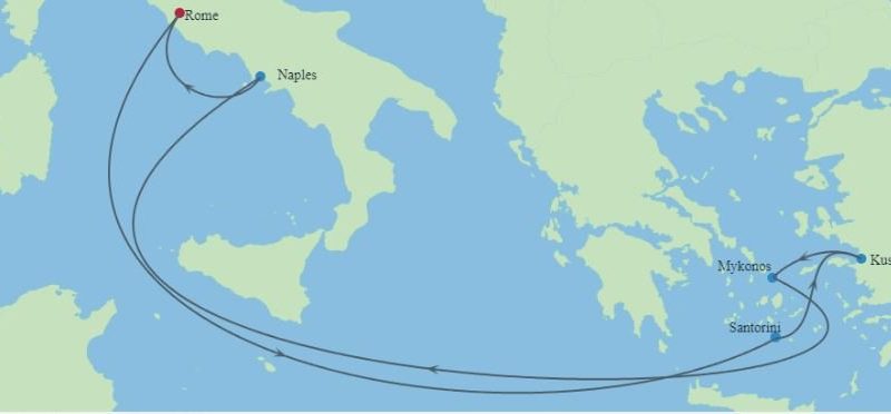2026 cruise map